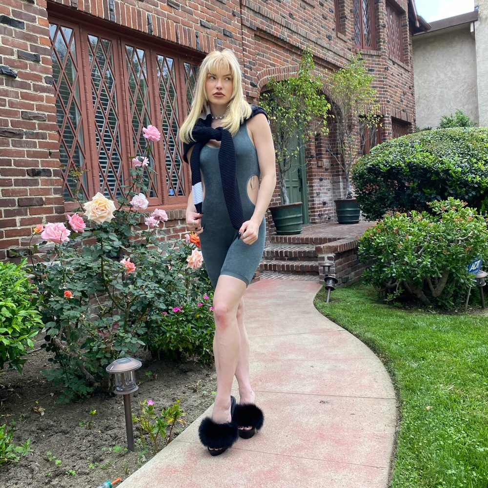 open waist bodysuit onesie